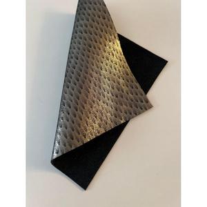 Nouveauté : Tapis en cuir véritable de couleur rouge, écologique, imperméable, à grain de cuir, accessoires de décoration intérieure, design personnalisé - Product Image 5