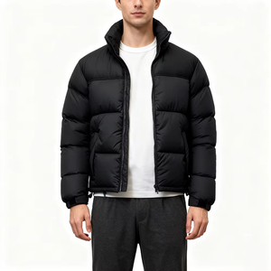 Custom Men Reversible Coated Stand Front Eco-friendly Casual Windproof <b>Waterproof</b> Breathable Cold Proof Plus Size Winter <b>Warm</b> - Product Image 5
