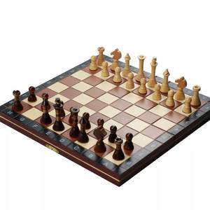 Tablero de Ajedrez de Madera Maciza Pulida Ecológica de Primera Calidad, Estilo Bobby Fischer de Dubrovnik de los Años 50, Clásico, Hecho a Mano, Antiguo - Product Image 6