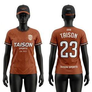 Maillot de football pour femme en polyester interlock de qualité supérieure, respirant, bleu à fines rayures, avec détails sur les côtés, logo personnalisé par transfert thermique - Product Image 4