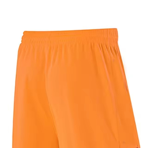 Unisex Orange Purple Color Blocked Quick Dry Basketball Shorts Elastic Waist Regular Fit Adults Summer Sport Wear - Product Image 3