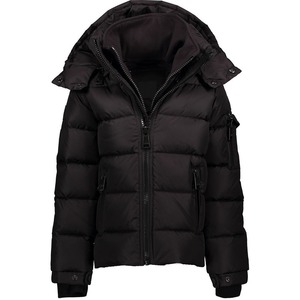 Top Trending <b>Cropped</b> Winter Quilted Nylon <b>Puffer</b> <b>Jacket</b> Women Zipper Hood Custom Logo Streetwear Camouflage Dyed - Product Image 3