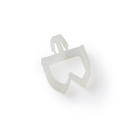 Organisateur de câbles en plastique Essentra, clip de fixation non verrouillable, nylon 6/6 naturel UL94 V0, micro-selle pour fils MWSEA