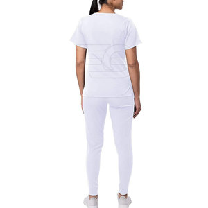 Tenues médicales confortables pour hommes, en coton tricoté extensible et respirant, pour hôpitaux, cliniques et infirmières, usage quotidien - Product Image 2