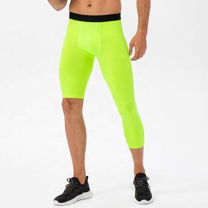 Custom Compression Leggings Breathable Elastic Waist Tech <b>Yoga</b> <b>Pants</b> Comfortable Tights for <b>Men</b> - Product Image 4
