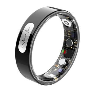 Bague connectée <span class=keywords><strong>de</strong></span> surveillance <span class=keywords><strong>de</strong></span> la santé ECG avec suivi du rythme cardiaque, <span class=keywords><strong>de</strong></span> l'oxygène sanguin et du sommeil, contrôle par application - Product Image 1