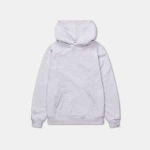 เสื้อฮู้ดผู้ชายสีเทาทรงโอเวอร์ไซส์ ผ้าฝ้ายเฟรนช์เทอร์รี่ ทรงปกติ สวมใส่สบายๆ สำหรับฤดูใบไม้ร่วง - Product Image 2