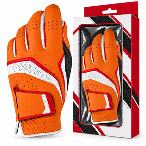 Gants de golf tactiles légers en cuir Cabretta souple, personnalisables, pour hommes, prix de gros, durables, pour le sport - Product Image 1