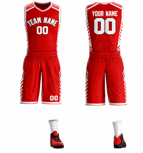 Maillots de basket personnalisés, uniformes d'équipe personnalisés, chemises respirantes à séchage rapide, logo, nom, numéro, impression par sublimation, taille plus - Product Image 1
