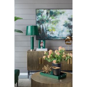 Lampe de table en cuir 14x14x27, décoration élégante et stylée pour la maison - Product Image 6