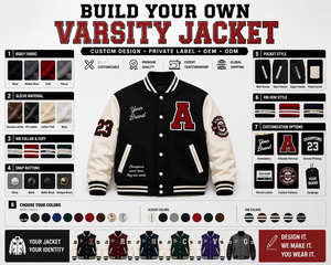 Custom Varsity Letterman <b>Jacket</b> For Men <b>Baseball</b> <b>Bomber</b> <b>Jacket</b> OEM Private Label Streetwear Apparel Manufacturer - Product Image 6