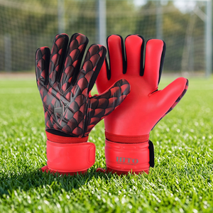 High Quality Latest Design Professional Football Goalkeeper <b>Gloves</b> with German Latex Printing Anti UV Finger Protection <b>Gloves</b> - Product Image 2