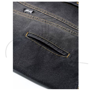 Veste en jean sans manches pour homme de haute qualité, style tendance, taille standard, fabriquée avec un bon matériau, veste en jean de la meilleure qualité pour homme - Product Image 5