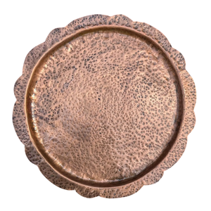 Assiette de présentation luxueuse en argent plaqué, bord festonné, finition miroir, style Chippendale, pour la restauration fine - Product Image 6