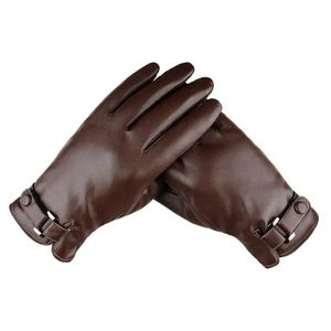Gants en cuir de qualité supérieure pour hommes, gants en cuir souple, gants en cuir véritable pour l'hiver, usage quotidien - Product Image 6