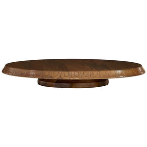 Soporte Redondo para Pasteles de Madera Natural Sólida Hecho a Mano, Diseño Elevado, Ecológico, para Exhibición de Cupcakes y Servicio de Repostería, Solo Lavar a Mano - Product Image 1