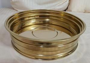 PREMIUM DELUXE GOLD PVD COATED HOLY COMMUNION SINGLE TRAY 40 CUPS LID STAINLESS STEEL GOLD FINISH CHURCH USE MICROWAVE UNSAFE - Product Image 6