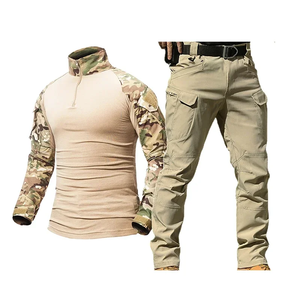 Tenues tactiques IL, uniforme de chasse, ensemble de chemises tactiques, vêtements camouflage airsoft, tenue tactique de randonnée, Multicam Black - Product Image 1