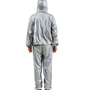Traje de sauna para entrenamiento de cuerpo completo, para hombres y mujeres, que aumenta la sudoración, con bolsillos. - Product Image 4