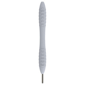 Professional <b>Light</b> Grey Cone <b>Socket</b> Mouth Mirror Handle Non-Slip Dental Instrument Threaded Manual Diagnostic Handle - Product Image 1