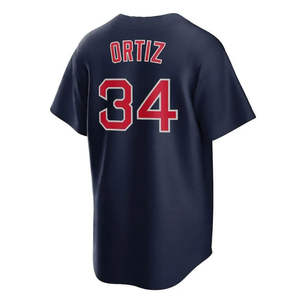 Camisetas de Béisbol con Nombre Bordado 20 Yu Chang 28 J.D. Camiseta de Béisbol Personalizada de David Ortiz, Martínez 34 - Product Image 5