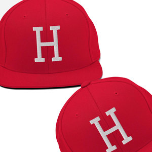 Gorra Snapback Roja de 6 Paneles Personalizada al por Mayor de Fittler Sports, Gorra Hip-Hop Impermeable con Letra H Bordada de Alta Calidad y Visera Plana - Product Image 6