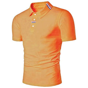 Camiseta de Manga Corta para Hombre de la Mejor Calidad, Estampada, de Color Sólido, Informal, Personalizable, con Nuevo Diseño, Tipo Polo - Product Image 3