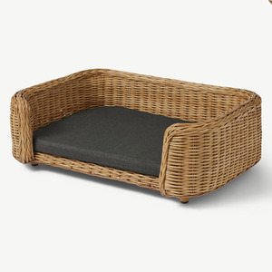 Portable Rattan Cat Furniture House <b>Pet</b> Bed Vietnam Handmade Woven Sleeping Beds With <b>Pillow</b> for Cats and Dogs - Product Image 1