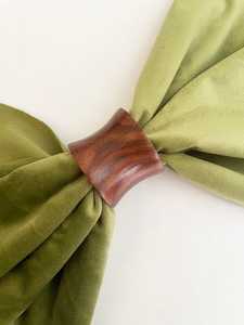 Handmade Classic Eco-Friendly <b>Wooden</b> Napkin Rings for Party-Artisan Crafted Tableware - Product Image 6