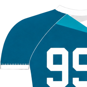 Maillot de compression athlétique à manches courtes, col ras du cou, motif géométrique, pour entraînement de performance, couleur Teal White - Product Image 4