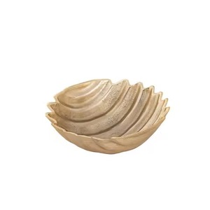 Antique Metal Dry Fruit Bowl Snack Dish Decorative Serving Bowl Dining Tableware Gift Item - Product Image 5