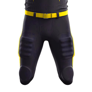 Uniforme de football américain personnalisé à manches courtes en maille respirante et légère, grande taille, haute qualité, nouveau style, couleur unie, 100% coton - Product Image 5