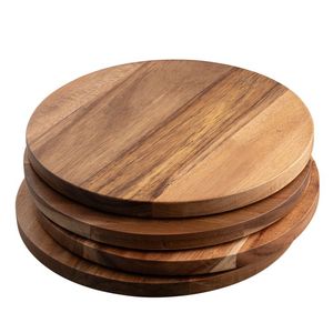 Handmade Durable Wooden Round Coaster-Classic Style Kitchen <b>Drink</b> Coaster - Product Image 5
