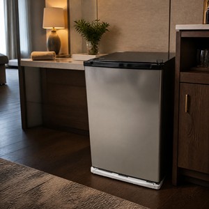 Réfrigérateur compact portable 90L 110V à refroidissement direct, économe en énergie A+, R600a, pour chambre, dortoir, étudiant, usage domestique - Product Image 1