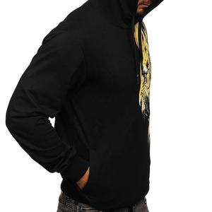 Hombres Streetwear 2023 cuello redondo hecho a medida precio barato hombres sudaderas con capucha - Product Image 3