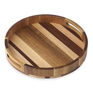 Bandeja de Desayuno de Madera de Mango con Asas Plegables, de un Solo Nivel, Apta para Lavavajillas, para Cocina, Comedor, Escritorio, para Bebidas y Vajilla - Product Image 4