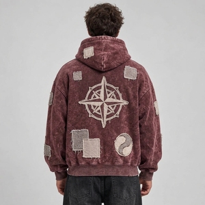 <b>Trendy</b> 100% Cotton Embroidered Winter <b>Hoodie</b> for Men Offers Soft comfort Modern Style Quality Stitching Breathable for Everyday - Product Image 5