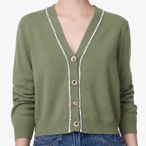 Suéter cárdigan de punto personalizado al por mayor para mujer, cómodo para el invierno, para moda casual. - Product Image 1