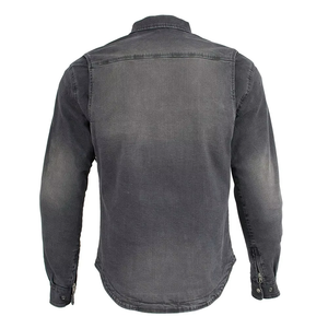 Camisas de Mezclilla Transpirables de Corte Ajustado, Casuales, con Logotipo Personalizado, de Moda, a Precio de Fábrica, del Mejor Fabricante - Product Image 3