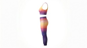 Conjunto de Yoga para Mujer, Tendencia 2026, Nuevo, Reversible, Sólido, Tallas Grandes, Transpirable, Ligero, con Logotipo Personalizado en la Parte Delantera - Product Image 2