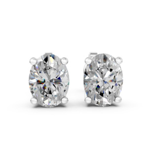 Pendientes de Plata 925 con Diamantes de Laboratorio, Certificados por IGI, RJC, ODM, OEM, Fabricante de Joyería Fina Ética, Venta al por Mayor EA502047 - Product Image 1