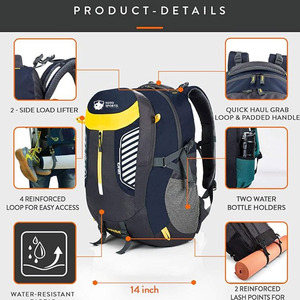 Mochila Escolar Elegante de Primera Calidad, Ligera, Cómoda, Transpirable, con Cierre Suave, Bolsillos Laterales y Logotipo Personalizado - Product Image 3