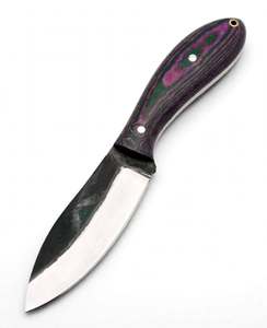 Cuchillo Utilitario Forjado a Mano en Acero con Alto Contenido de Carbono, Mango de Madera en Capas, Herramienta Artesanal - Product Image 6