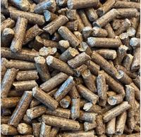 Bâtons de biomasse durables AZ FARMS 8MM, 2% de cendres, 4500J de calories, densité 850, pour chaudières industrielles, fours et centrales électriques