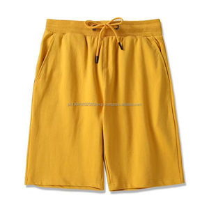 Summer Cotton Loose Casual <b>Three</b>-<b>quarter</b> <b>Shorts</b> Sport <b>Shorts</b> <b>Men</b> and Women Simple All-in-one Custom Beach Pants - Product Image 3