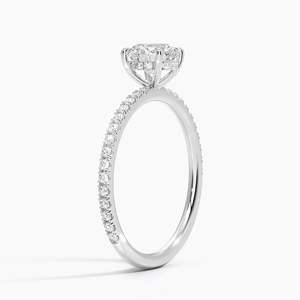 Anillo BOJ 0126 con Corte Redondo, Plata 925, Anillo Solitario de Diamante con Engaste de Puntas, 2ct, Color D, VVS1, Moissanita, Certificado GRA - Product Image 2
