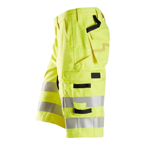 High Visibility Reflective Shorts for Outdoor Construction <b>Work</b> Safety Men Hi Vis <b>Work</b> Wear <b>Cargo</b> Shorts - Product Image 3