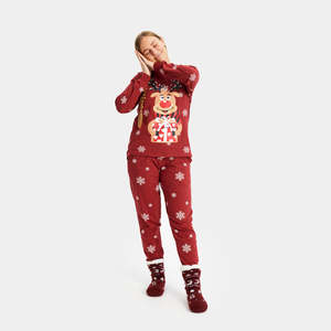 Premium Custom <b>Christmas</b> Tracksuit Set Womens Printed <b>Long</b> <b>Sleeve</b> <b>Top</b> Matching Pants Winter Pajamas Lounge Wear Winter Set - Product Image 2