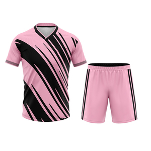 Ensembles d'uniformes de football respirants, légers, à séchage rapide, avec impression par transfert thermique personnalisée, imprimés sur toute la surface, pour l'entraînement sportif - Product Image 1