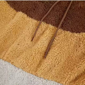 Best Men's Pullover Fleece Hoodie High Quality Sherpa Lined Activewear Customized <b>Puller</b> Zipper Plain Dyed Winter Low MOQ Solid - Product Image 1